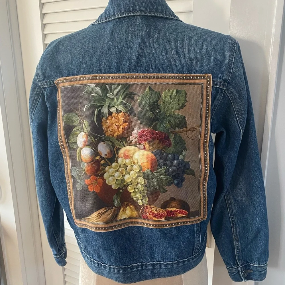One-of-a-Kind Upcycled Denim Jacket